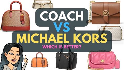 coach or michael kors bags|coach purses vs michael kors.